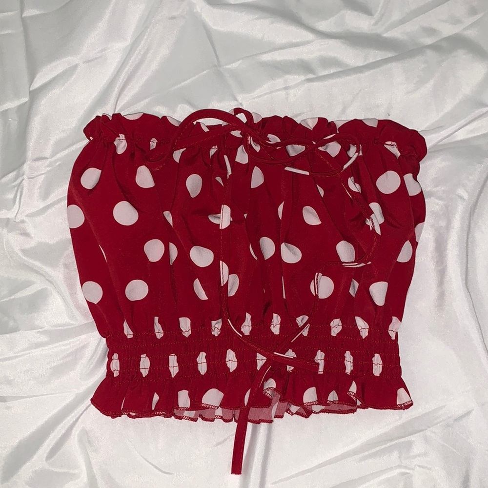 adorable strapless top